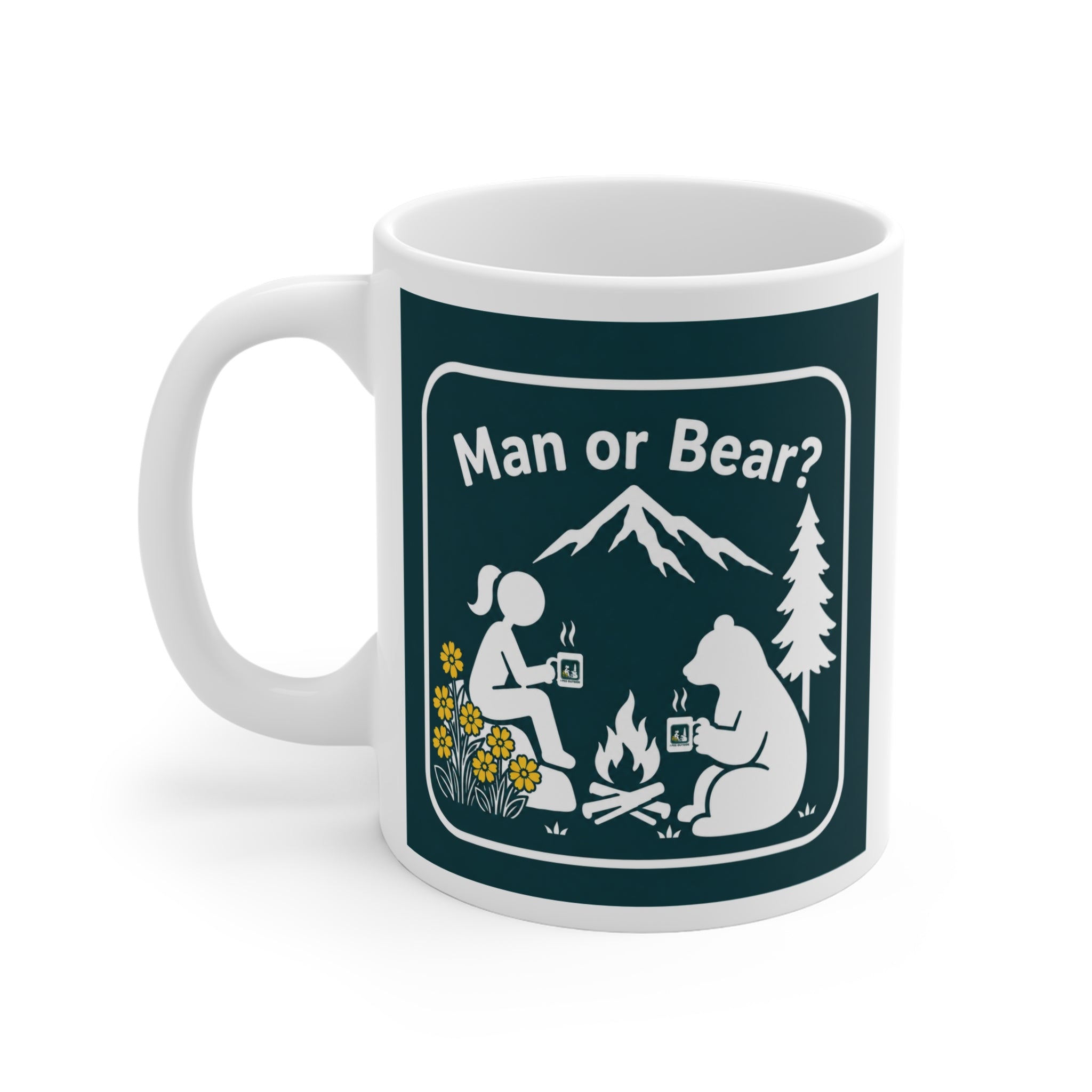 Man or Bear? Mug 11oz