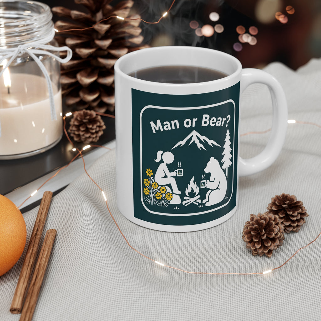 Man or Bear? Mug 11oz