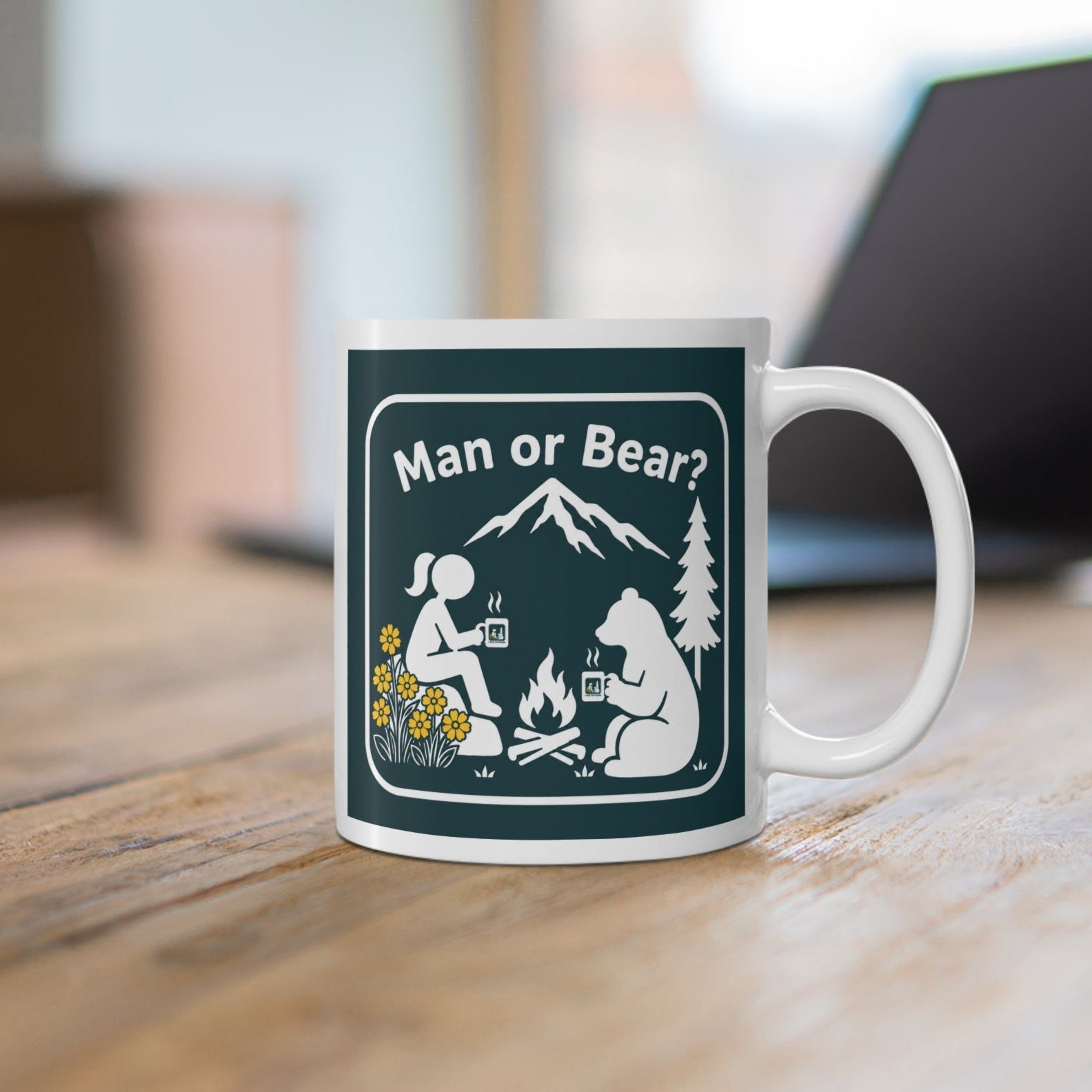 Man or Bear? Mug 11oz