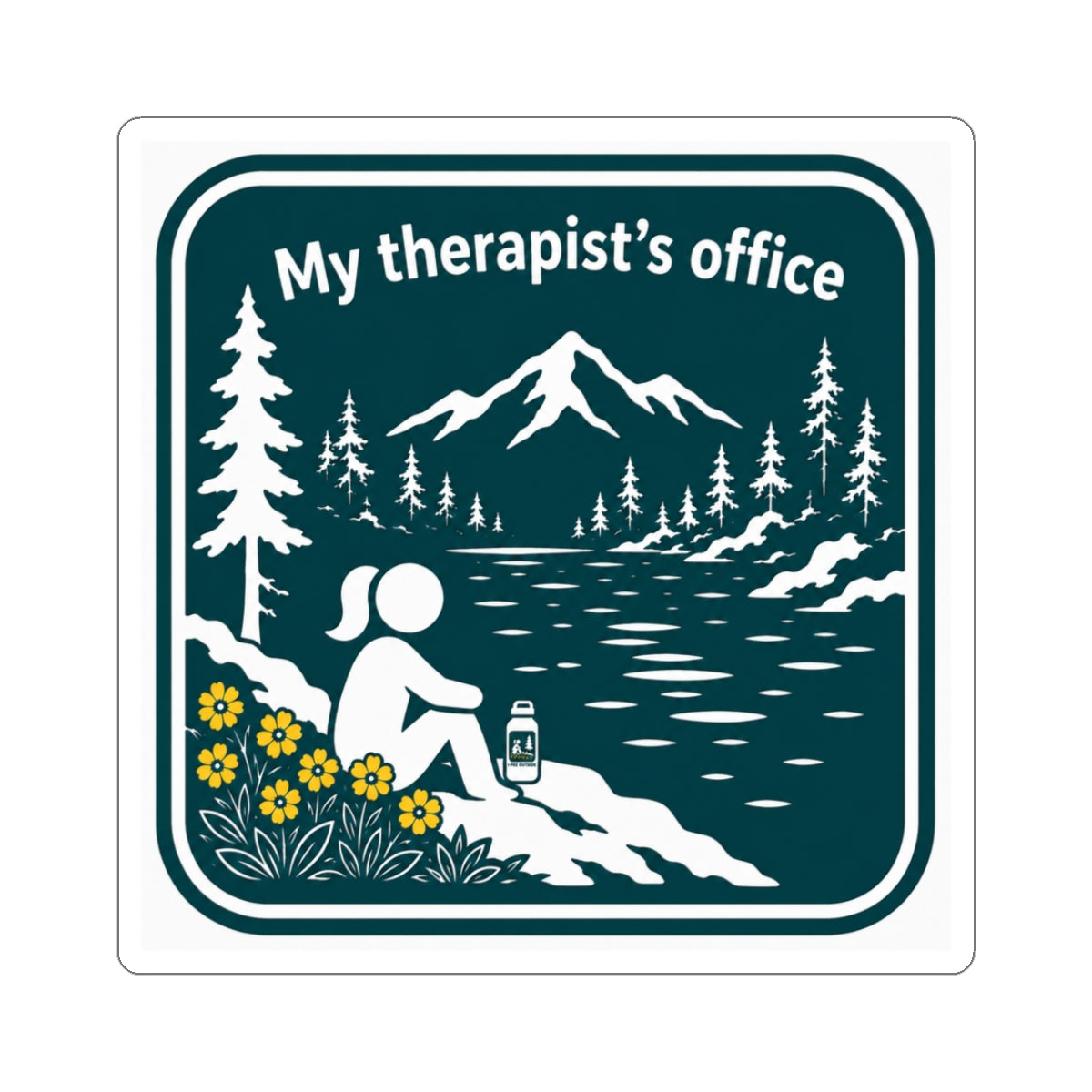 My Therapist's Office 3"x 3"